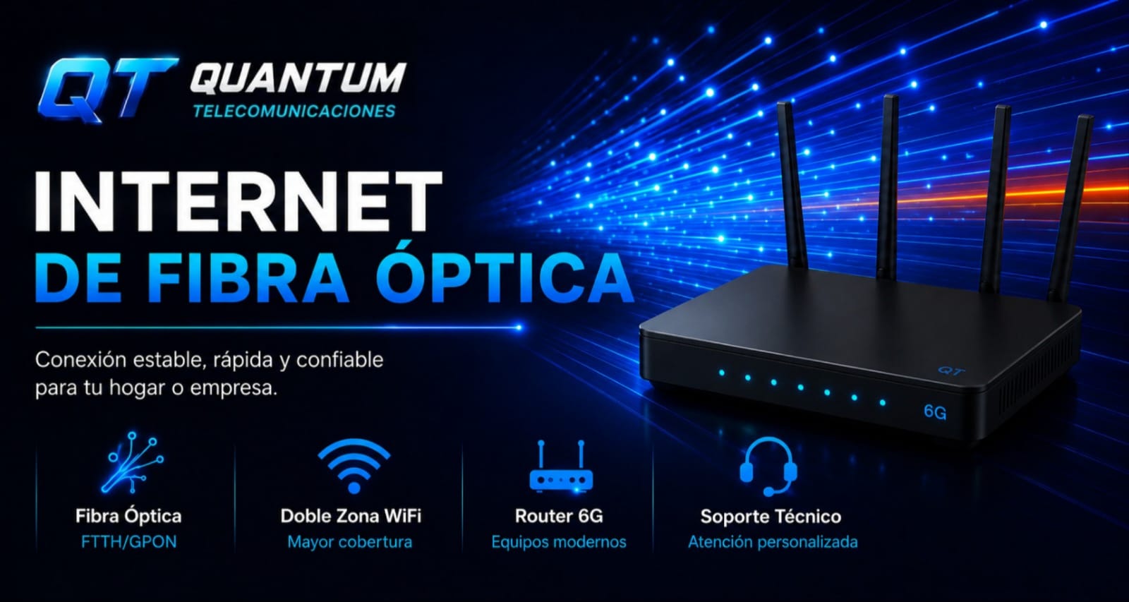 Internet de Fibra Óptica